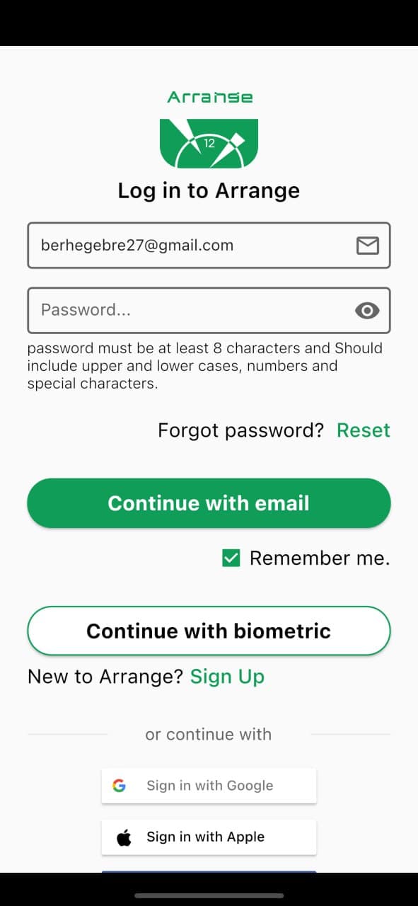 Arrange screenshot 1