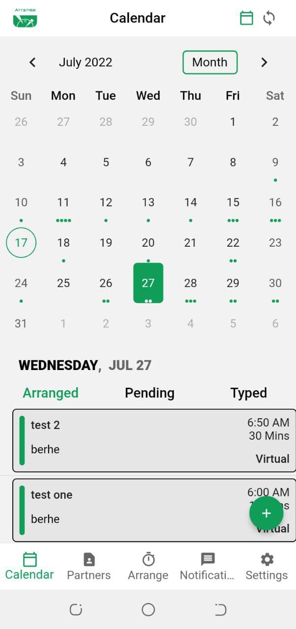 Arrange screenshot 3